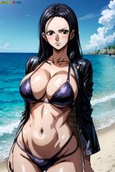 ai_generated bikini female female_only nico_robin one_piece rusher_ai_art