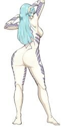 1girls adjusting_hair areolae ass ass_bigger_than_head ass_cheeks ass_focus atlus back back_view backboob blue_eye blue_eyes blue_hair blue_lips breasts butt_cheeks butt_crack butt_focus commission commissioner_upload dat_ass demon demon_girl devil_summoner fat_ass feet female female_ass female_ass_focus fully_naked fully_nude light-skinned_female light_skin looking_at_viewer looking_back megami_tensei naked naked_female naked_girl nemissa_(megami_tensei) nipples nude nude_female nudity octavius_dp pale-skinned_female pale_skin pink_nipples sideboob smile smiling_at_viewer solo solo_female solo_focus soul_hackers swastika tattoo tattoo_on_back tattoo_on_legs tattooed_arm tattoos touching_hair white_background