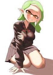 inkling inkling_girl nobunagapero splatoon tentacle_hair