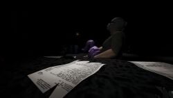 anonymous_character anonymous_male big_ass blowjob bubble_ass bubble_butt desk femboy fnaf grabbing_ass grabbing_own_ass half_shirt heavy_breathing male male_only mishuyuu office office_chair ponytail purple_body purple_guy_(fnaf) purple_hair security_guard sfm shortstack sound sound_effects source_filmmaker tagme thick_ass thick_thighs thong_panties video william_afton