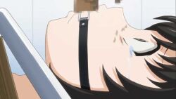1girls anime_screencap bdsm black_hair censored censored_feces coprophagia euphoria euphoria_(clockup) feces female female_only forced hokari_kanae human_toilet mosaic_censoring scat solo solo_female tears toilet_slave torture wide_eyed