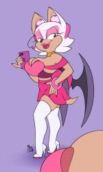 areola bat bottomwear breasts clothed clothing female hi_res legwear lips mammal minxydoodle miss_heed nipple_slip raised_bottomwear raised_clothing raised_skirt rouge_the_bat sega skirt solo sonic_(series) sonic_the_hedgehog sonic_the_hedgehog_(series) thigh_highs villainous