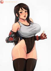 tifa lockhart from final fantasy by juiceofyellow