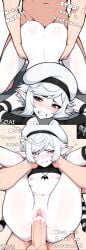 1girls 2_panel_comic ai_generated arm_warmers armwarmer backshots beret blush blushing carrying carrying_partner carrying_position cheating cheating_(relationship) cheating_female cheating_girlfriend comic creampied cucked_by_bully cucked_by_friend cuckold cum cum_in_pussy cum_inside doggy_style doggy_style_position elf elf_ears elf_female exposed_breasts exposed_pussy female hand_on_head heart heart-shaped_pupils heart_eyes heart_symbol highres impregnated kiro_(miss_plebbycookies) letting_it_happen medium_ass medium_breasts mind_break mindbreak mixed_emotions necklace netorare ntr original_character petite petite_body petite_female pinned pinned_to_floor rape raped raped_girl resisting resisting_pleasure resisting_rape reverse_suspended_congress roblox roblox_avatar robloxian rough_sex secretly_loves_it socially_done_(artist) sweat sweatdrop sweating tagme teeth teeth_clenched unsure white_hair white_skin
