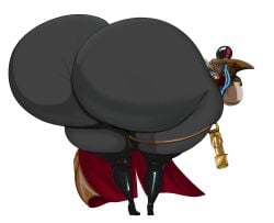 ! 1girls ass_body ass_focus bent_over big_ass big_breasts black_boots bottom_heavy breasts deadlock faceless_female female giant_ass gigantic_ass grey_pants h0fart high-on-fairydust hourglass huge_ass huge_breasts hyper hyper_ass paradox_(deadlock) simple_background solo text tight_pants trenchcoat valve white_background