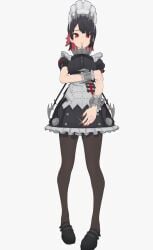 3d 3d_(artwork) destress ellen_joe sad standing zenless_zone_zero