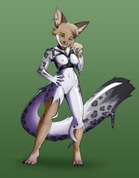 2023 anthro bell bell_collar biped black_markings black_nose breasts brown_ears canid canine canis claws collar colored countershade_arms countershade_face countershade_legs countershade_tail countershade_torso countershading coyote dipstick_tail dsaprox ear_piercing ear_tag felid female fur furry gender_transformation genitals goo_drip goo_transformation green_background green_eyes grey_body grey_markings hair hand_on_hip hand_on_own_hip hand_to_face harness hi_res leopard_spots male male_(lore) mammal markings mid_transformation mtf_transformation nara_(zen~) nipples nude pantherine paws piercing pussy shaded simple_background smile snow_leopard solo species_transformation spots standing story story_at_source story_in_description tail tail_markings tan_body tan_fur transformation white_body white_countershading zen_(zen~)