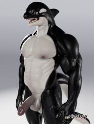 absurd_res anthro cetacean dolphin hi_res lolitarey male mammal marine oceanic_dolphin orca realistic solo toothed_whale whale