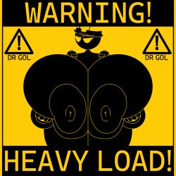 1girl 1girls 2d_artwork commission dark-skinned_female dark_skin dr_gol. english_text exposed_breasts exposed_nipples eyebrows_raised female female_focus front_view glare helmet holding_breasts holding_breasts_up huge_breasts humanoid massive_breasts mega_man mega_man(classic) metall metool nipples original_artwork pictogram pictographics pressing_breasts_together robot robot_girl robot_humanoid self_upload sign silhouette solo solo_female solo_focus standing stern_expression text thick_thighs visible_nipples warning warning_sign yellow_background