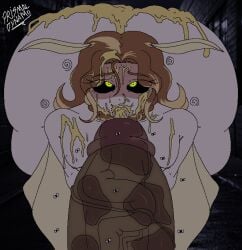 2boys ahe_gao alley bending_over cum cum_in_ass cum_in_mouth dark-skinned_male excessive_cum eyes_rolling_back femboy flies_for_smell gay huge_ass huge_cock light-skinned_femboy male_focus male_only moth night open_mouth outdoors pov prismal_dynamo smell