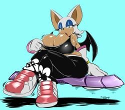 rouge the bat from sonic (series) by colorshun