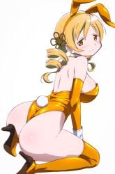 1girls 2025 ai_generated artist_logo ass ass_focus blonde_hair bubble_ass bubble_butt bunny_costume bunny_ears bunny_girl bunny_tail bunnysuit butt_focus costume curvaceous curvy curvy_body curvy_female curvy_figure drill_hair female flower flower_in_hair human human_only light-skinned_female light_skin looking_at_viewer looking_back madoka_worship mahou_shoujo_madoka_magica panties simple_background tomoe_mami twintails voluptuous voluptuous_female watermark white_background white_skin white_skinned_female yellow_eyes