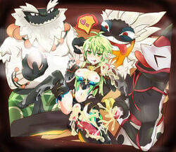 cum elf elsword female rena_(elsword) tagme tongue_out trapping_ranger_(elsword)