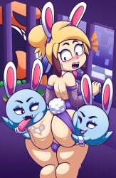boo_(mario) femboy licking licking_ass niko_(pkfirefawx) nintendo paper_mario pkfirefawx super_mario_bros. tagme thick_ass thick_thighs