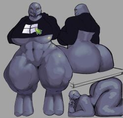 abs alien ass ass_up ass_up_face_down ass_up_high athletic athletic_female big_ass big_butt bottom_heavy bottomless bottomless_female breasts butt_up cursor female female_abs female_sangheili grey_body halo_(series) huge_ass huge_breasts huge_butt muscular muscular_female quattrant sangheili semi_nude sitting standing thick_ass wide_hipped_female wide_hips windows yellow_sclera