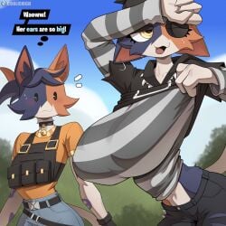 2d 2girls anthro ass big_ass big_breasts big_thighs blush breasts cat_ears cat_girl cat_tail cate_meowdy_(fortnite) catgirl cooliehigh feline female fortnite fur furry gigantic_breasts huge_breasts humanoid jacket looking_at_viewer meow_skulls_(fortnite) solo tagme thick_hips thick_thighs thighs yellow_eyes