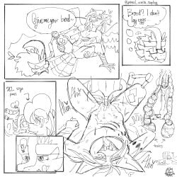 3_horns absurd_res ahe_gao amputee andromorph animal_genitalia anthro aroused avian avian_feet balls bedroom_eyes bite_mark bodily_fluids bulge cloaca cloacal cloacal_penetration comic cum cum_inside cuntboy dialogue disability dragon duo egg egg_implantation elemental_creature elemental_humanoid eyewear feathered_wings feathers feeling_pleasured flora_fauna flower food from_front_position fruit genital_fluids genitals glasses half-closed_eyes heart_symbol hi_res high-angle_view horn humanoid intersex intersex/male john_(justabird) leaking_cum leaking_precum leaves_on_body leg_grab legume light_bulb long_hair looking_pleasured lying male moan multi_horn mythological_creature mythological_scalie mythology narrowed_eyes on_back on_front onomatopoeia oviposition pea_(food) penetration plant plant_humanoid precum presenting presenting_cloaca primal_(primalpeashoter) primalpeashoter_(acacia_sapling) prosthetic prosthetic_leg prosthetic_limb raised_tail scalie scar seductive shaking signature sound_effects speech_bubble spread_legs spreading stomach_bulge sweat tail tail_feathers tears tears_of_pleasure text thigh_grab tongue tongue_out trembling unusual_anatomy unusual_horn vine_penetration vines wearing_glasses wings