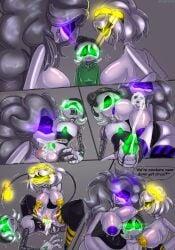 0w0 1boy 1boy2girls 1male 2025 2females 2girls beanie big_ass big_breasts cock comic_page cum cum_in_mouth cum_in_pussy cum_inside cumming disassembly_drone female_jerking_male glitch_productions gray_hair green_eyes male/female murder_drones murder_drones_nsfw murder_drones_oc nsfw oc ocxcanon sharp_teeth silver_hair smiling smiling_at_partner smiling_female solver_of_the_absolute_fabric_approved sucking_dick sucking_nipple sweat sweating sweaty sweaty_body taller_female taller_girl teeth teeth_showing text text_bubble tuidytury v_(murder_drones) violet_eyes white_body worker_drone yellow_eyes yellow_tail