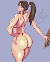 big_ass fatal_fury huge_ass mai mai_shiranui muscle_girl muscle_mommy street_fighter street_fighter_6