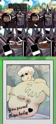anus big_ass blue_eyes butt_focus cookie_run cookie_run_kingdom cookie_run_ovenbreak cuntboy cuntboy_only dark_cacao_cookie dark_choco_cookie gay grabbing_ass grabbing_own_ass licking_own_lips light-skinned_male milk_cookie muscular_male photo puffy_pussy pussy text white_hair