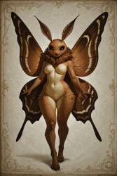 1girls ai_generated anthro anthro_female black_eyes brown_fur brown_hair female female_only moth moth_girl original_character scorpianpp self_upload stable_diffusion wings