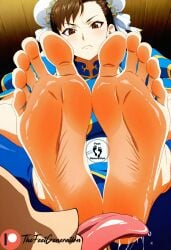 thefeetgeneration feet feet_fetish foot_fetish street_fighter street_fighter_6 anime feet_focus feet_on_face soles soles_fetish soles_focus toes foot_worship big_feet femdom patreon patreon_username ai_generated 1boy 1girls 1girl 1boy1girl wrinkled_feet wrinkled_soles chun-li watermark male/female female_focus fighting_game fatal_fury:_city_of_the_wolves snk brunette dominant_female domination dominant presenting_feet foot_focus feet_licking foot_on_face foot_lick capcom barefoot huge_feet huge_soles meaty_feet meaty_soles video_game_franchise video_game video_game_character video_games