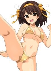 suzumiya haruhi from suzumiya haruhi no yuuutsu by haruhisky