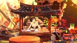 lolikill jam_kuradoberi sol_badguy guilty_gear guilty_gear_strive nude faceless_male muscular_male street fucked_silly fucked_from_behind ahegao doggy_style chinese_female glasses breasts_out grabbing grabbing_from_behind fully_nude