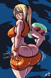 1girls 2015 ass_cleavage axel-rosered big_breasts big_butt bike_shorts blush breasts bruise bubble_butt bursting_butt butt butt_crack butt_shake casual_outfit_(metroid) closed_eyes color embarrassed fat_ass female female_only from_behind hair huge_butt human inconvenient_butt long_hair looking_back metroid metroid_(creature) nintendo outdoors ponytail pulling_up_shorts samus_aran shiny shiny_skin shorts shorts_pull sky sleeveless solo space spandex standing stars struggling_to_fit tank_top thick_thighs tied_hair tight_shorts trembling wide_hips wristband