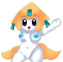 usagichan2000 pokemon pokemon_(species) legendary_pokemon mythical_pokemon jirachi female anthro anthropomorphic pokemorph pokegal pokegirl pokegirl_as_pokemon boobs breasts tits nipples naked pussy vagina nude naked_female nude_female hot sexy cute adorable nsfw cute_eyes sexy_gril sexy_body sexy_pose gamefreak nintendo