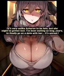 1female 1girls ai_generated automaticaroma big_boobs big_breasts big_tits boobs boobs_bigger_than_head breasts breasts_bigger_than_head busty busty_female cheating cheating_(relationship) cheating_girlfriend curvaceous curvaceous_body curvaceous_female curvaceous_figure curvaceous_hips curvaceous_thighs curvy curvy_body curvy_female curvy_figure curvy_hips doujin english_dialogue english_text eyes female forced_cheating gloves golden_eyes gray_hair grey_hair hair hair_between_eyes hips honkai:_star_rail honkai_(series) honkai_impact_3rd hourglass_figure hourglass_figured_female hoyoverse image large_boobs large_breasts large_tits lips mature_body mature_female mature_woman mihoyo netorare ntr plump_boobs plump_breasts plump_hips plump_thighs plump_tits sexy sexy_female stelle_(honkai:_star_rail) thighs tits tits_bigger_than_head trailblazer_(honkai:_star_rail) unique_eyes voluptuous voluptuous_female voluptuous_woman white_shirt worried_expression worried_face worried_look yellow_eyes yellow_text