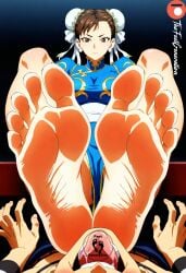 thefeetgeneration feet feet_fetish foot_fetish street_fighter street_fighter_6 anime feet_focus feet_on_face soles soles_fetish soles_focus toes foot_worship big_feet femdom patreon patreon_username ai_generated 1boy 1girls 1girl 1boy1girl wrinkled_feet wrinkled_soles chun-li watermark male/female female_focus fighting_game fatal_fury:_city_of_the_wolves snk brunette dominant_female domination dominant presenting_feet foot_focus feet_licking foot_on_face foot_lick capcom barefoot huge_feet huge_soles meaty_feet meaty_soles video_game_franchise video_game video_game_character video_games
