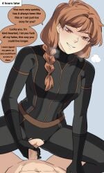 ai_assisted ai_generated candice_(unordinary) ceremon_vaughan cowgirl_position edited femdom guided_penetration rape unordinary vaginal_penetration webtoon webtoon_waifu