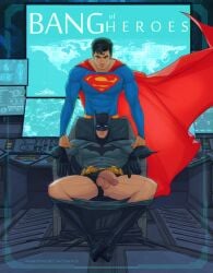 batman batman_(series) bruce_wayne clark_kent dc dc_comics gay source_request superman_(series) tagme zane_nox