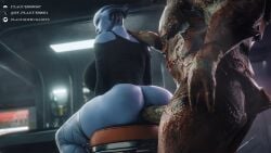 1boy 1boy1girl 1girls 3d alien alien_boy alien_girl alien_humanoid asari big_ass big_breasts bioware blue-skinned_female blue_body blue_skin breasts bust busty chest curvaceous curvy curvy_figure electronic_arts female hair_tentacles hips hourglass_figure huge_ass huge_breasts humanoid krogan large_ass large_breasts legs liara_t'soni male mass_effect mature mature_female plague_of_humanity_(artist) slim_waist straight tentacle_hair thick thick_hips thick_legs thick_thighs thighs urdnot_wrex voluptuous waist wide_hips
