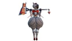 3d big_ass bubble_butt female furry huge_ass notsafeforgek tagme thick_thighs wide_hips