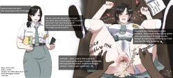 1girls after_anal after_sex ahe_gao anal anal_juice anal_only anal_only_lifestyle anal_slut anus asian_female before_and_after begging_for_anal begging_for_more big_ass black_hair black_shoes blush body_writing book buttslut chindo chinese_indonesian clothed_sex cum_in_ass cum_inside dark-skinned_male fair_skin female gaping_anus heart-shaped_pupils indonesian indonesian_school_uniform indonesian_text learn_to_tag_bitch long_skirt loving_it male male/female male_hand marker markings meeow68 on_table original_character panties_aside phone pleasure_face shirt slightly_chubby socks spread_anus student student_and_teacher sweat talking_to_viewer teenager tie tied_hair virgin_doing_anal white_panties younger_female