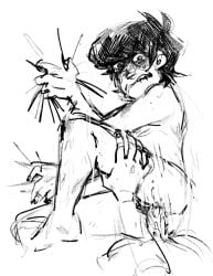 crying_with_eyes_open cum_in_pussy forced gay gorillaz grabbing_pillow holding_leg murdoc_niccals pissed_off pussy sketch unknown_artist unknown_male vagina vaginal_penetration vaginal_sex