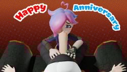 big_load big_penis blowjob cock digital_media_(artwork) fallout fellatio happy_anniversary idiotboxangel jello_rancher kaizo_(smg4) sfm smg4 smg4_(character) sofa sofa_sex source_filmmaker tari_(smg4) thick_cock