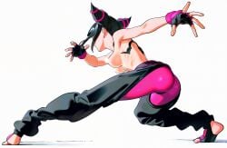ass censored_nipples hoshino_akari juri_han street_fighter tagme topless topless_female