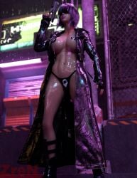 kusanagi motoko from ghost in the shell by zren