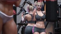 2girls 3d amazon batman_(series) big_ass big_breasts big_thighs breasts bust busty curvaceous curvy curvy_figure dc dc_comics diana_prince female harleen_quinzel harley_quinn hips huge_thighs justice_league large_ass large_breasts large_thighs light-skinned_female light_skin mature mature_female otacon212 slim_waist themysciran thick thick_hips thick_legs thick_thighs thighs voluptuous waist wide_hips wonder_woman wonder_woman_(series)