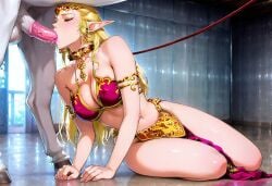 ai_generated blowjob horsecock ocarina_of_time princess_zelda tagme taira_hajime the_legend_of_zelda