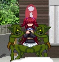 ange_ushiromiya animated assisted_rape captured cervical_contact closed_eyes cum_in_pussy cum_inside cum_overflow deep_penetration endured_face excessive_cum fast_thrusts female forced_pleasure from_below gangbang gangrape goblin goblin_male hugging_object interspecies large_insertion m.u.g.e.n miniskirt moaning moaning_in_pleasure mp4 multiple_boys oozing_cum open_mouth pixel_art pleated_skirt raped red_hair reverse_cowgirl_position sex_under_skirt sitting_on_penis slow_penetration sound stealth_sex sudden_insertion tagme tears teenage_girl teenager twintails unwanted_creampie vaginal_penetration vaginal_sex video voice_acted x-ray
