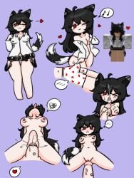 1boy 1girls areolae aufcl4483 black_hair breasts cum cum_in_pussy cute female light_skin male nipples penis pussy red_eyes reference_image roblox roblox_avatar robloxian self_upload stomach_bulge tagme thighs vaginal_insertion vaginal_sex