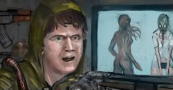 2girls bloodsucker female meme meme_reference posing s.t.a.l.k.e.r. s.t.a.l.k.e.r._2:_heart_of_chornobyl snork