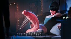 1boy big_cock big_penis black_hair black_hair_male bottomless bottomless_male cock dominant dominant_femboy dominant_male dripping_cum femboy giant giant_growth growth horny horny_male huge_cock huge_penis hung_femboy hung_trap imminent_sex light-skinned_male light_skin male male_focus male_giant mini_giant penis scrag_boy scraggle twink wanting_sex