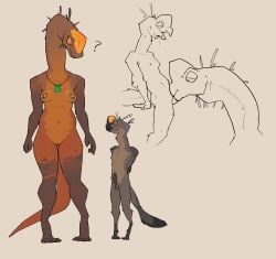 anthro balls breasts dinosaur duo erection extreme_size_difference feathered_dinosaur feathered_scalie feathers fellatio female genitals hi_res jade_(gem) jewelry larger_female male male/female necklace necklace_only nipple_piercing nipples nude oral oviraptor oviraptorid penile penis piercing prehistoric_species pussy reptile sauropod sauropodomorph scalie sex size_difference smaller_male theropod zagz