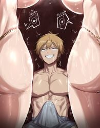 1boy 2girls almost_naked almost_nude chainsaw_man curvy_female denji_(chainsaw_man) erection female geulimykun_(skbyunea413) horny_female horny_male huge_ass imminent_sex makima_(chainsaw_man) male male/female mature_female ready_for_sex ready_to_fuck siblings sisters thick_ass thick_thighs yoru_(chainsaw_man)