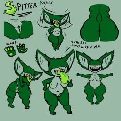 1girls 2025 absurd_res absurdres ass big_ass big_breasts blind blind_pest breasts ear female female_only fluffy flying from_behind front_view green_body green_skin green_tongue grey_body grey_skin long_ears long_tongue monster monster_girl original_character paws pussy risk_of_rain risk_of_rain_2 sharp_teeth spicemanart spitter_(spicemanart) teeth thick_thighs thighs tongue tongue_out